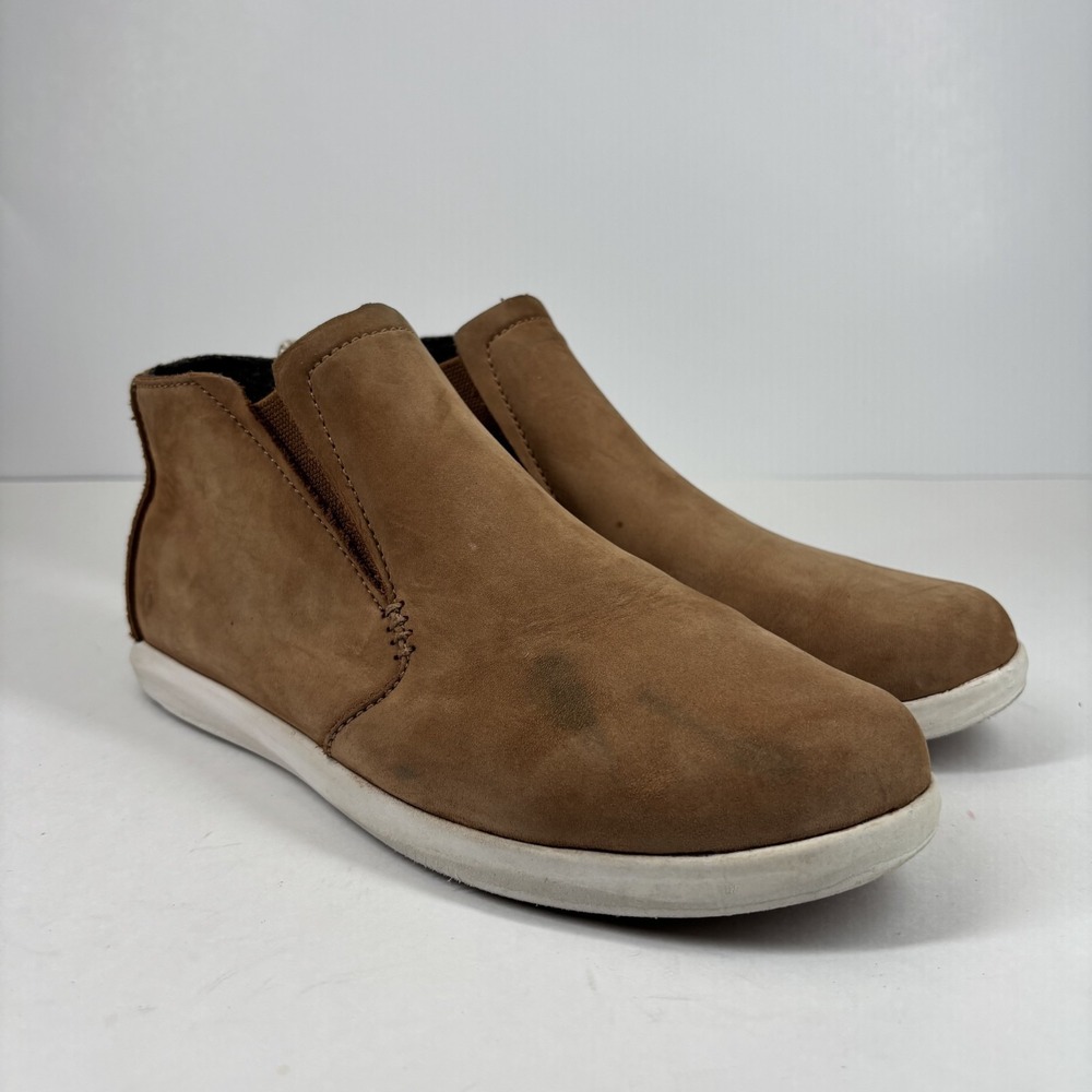 OluKai Women's Tan Suede Slip-On Winter Boots - Picture 14 of 16